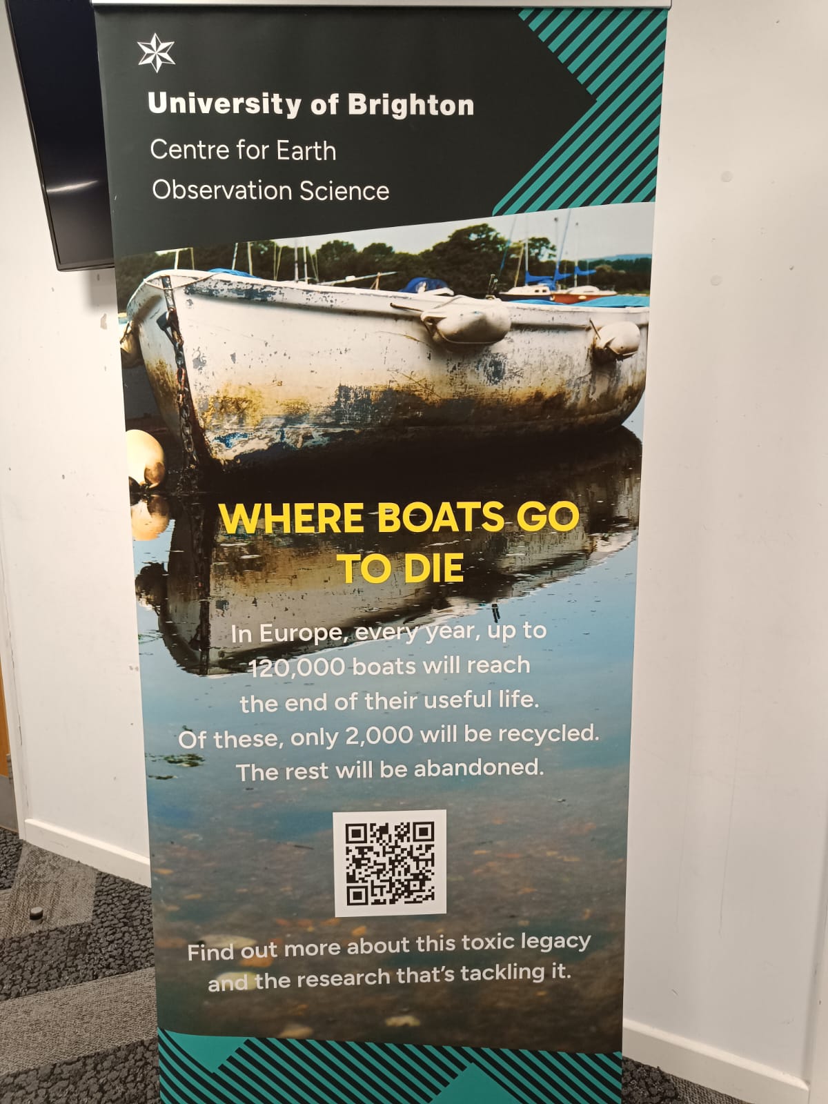 VLPF Participates in the Symposium “GRP/Abandoned Boats and Impact on Coastal Environments” Organized by the University of Brighton